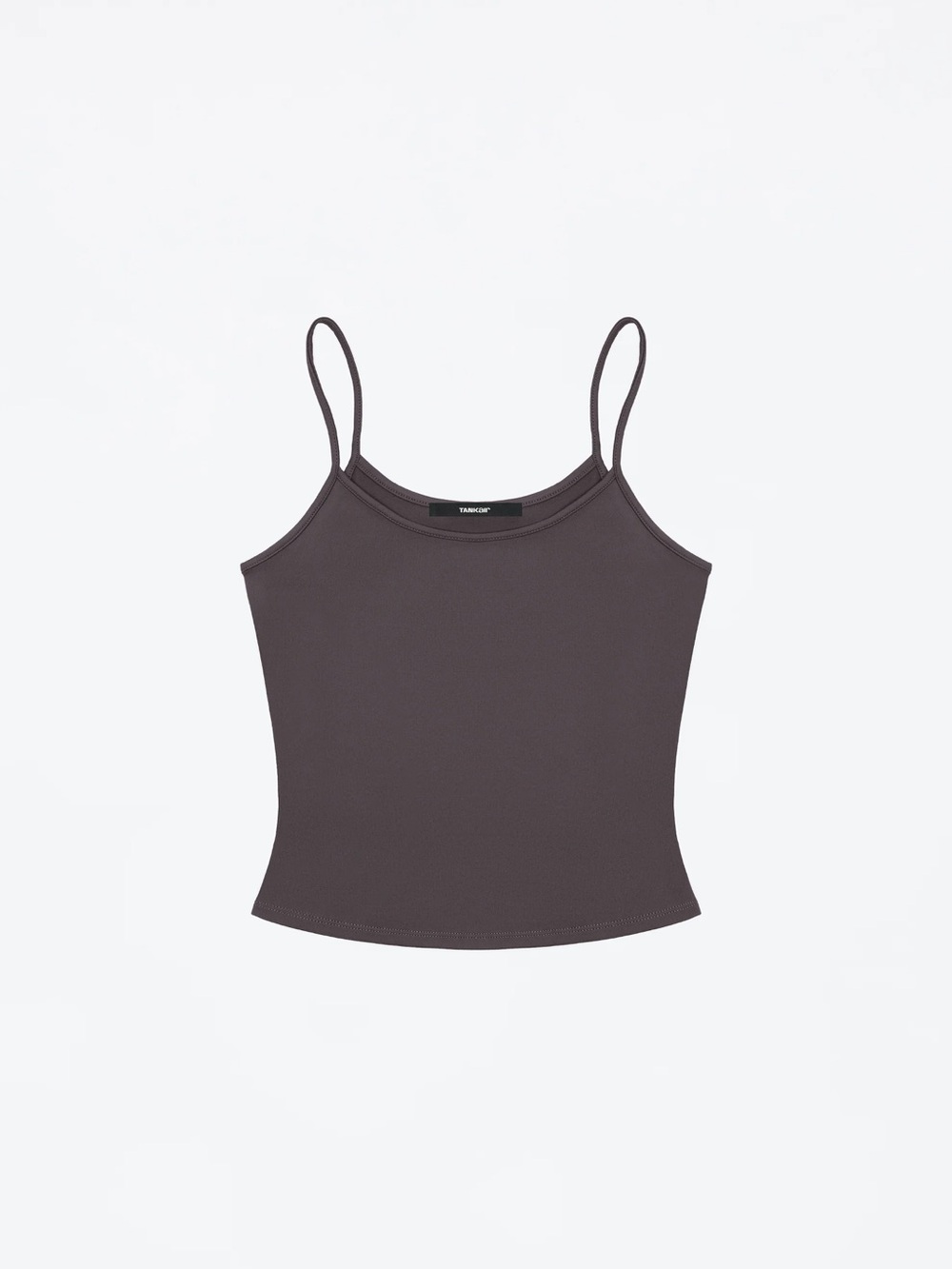 Women’s Spaghetti Strap Tank Top - Charcoal Brown